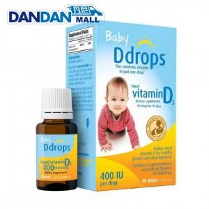 DDROPS｜嬰兒維他命D3滴劑｜90滴｜2.5ML