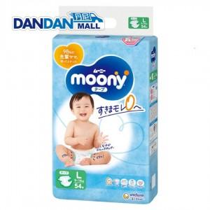 MOONY | 超透氣紙尿片 | 1箱4包| L碼｜54片｜DD1423